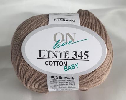 ONline Linie 345 Cotton Baby % 014 hellbraun  %